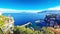 Picturesque view of Sorrento coastline and Gulf of Naples