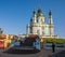Picturesque view of St. Andrew& x27;s Church In Kyiv, Ukraine