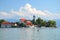 Picturesque view on Wasserburg on Lake Bodensee, Germany