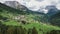 Picturesque Village in the Italian Alps
