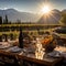 Picturesque Vineyard in Mendoza, Argentina