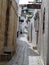 Picturesque white streets Lindos, Rhodes, Greece