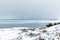 Picturesque winter landscape view of Thingvellir in Iceland