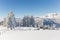 Picturesque winter scene with a lot of fresh snow. Austrian ALps