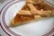 Pie with apricot preserve