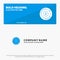 Pie, Percentage, Chart, Share SOlid Icon Website Banner and Business Logo Template