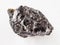 piece of Bituminous coal stone on white