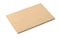 Piece of brown rectangular cardboard sheet