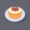 piece of cake logo idea icon