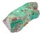 Piece of green Garnierite stone nickel ore