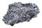Piece of hematite iron ore stone isolated