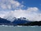 Piece of ice detached from the glacier in Patagonia