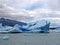 Piece of ice detached from the glacier in Patagonia, Argentina