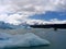 Piece of ice detached from the glacier in Patagonia, Argentina