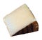 Piece of italian cured sheep cheese Pecorino