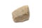 Piece of porous stone of light beige color