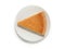 Piece of Pumpkin Pie on a Saucer