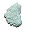 Piece of rare natural turquoise on white background