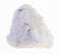 piece of raw anhydrite stone on white