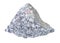 piece of raw Stibnite (Antimonite) rock isolated
