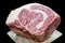 Piece of raw wagyu Japanese beef