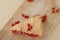 Piece of red currant pie