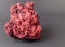 Piece of red volcanic rock from Iceland