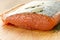 Piece of salted salmon