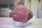 Piece of silverside beef meat