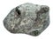 Piece of Suevite impactite breccia stone