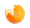 Piece of tangerine zest isolated
