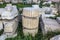 Pieces of marble and pillars stacked and organized by archologists for reconstruction near the Parthenon on the Accropolis in Athe