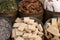 Pieces of pumice stone on the marketplace, Morocco