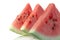 Pieces of a water-melon