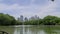 Piedmont lake, Atlanta,Georgia, the United State, May 14, 2021 Hyperlapse , Time Lapse at the lake at Piedmont park.