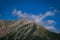 Piedmont mountains panorama on a sunny day