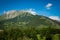 Piedmont mountains panorama on a sunny day