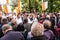 Piekary Sl, Poland, May 29, 2022: Pilgrimage of men and young people to the Sanctuary of Mary, Mother of Love and Social Justice i