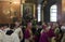 Piekary Slaskie Poland May 26, 2019 .: The interior of the Basilica of Our Lady of Piekary before the solemn pilgrimage of men