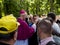 Piekary Slaskie, Poland, May 28, 2023: Pilgrimage of men and young men to Mary Piekarska. Coadjutor Archbishop of Katowice