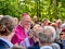 Piekary Slaskie, Poland, May 28, 2023: Pilgrimage of men and young men to Mary Piekarska. Coadjutor Archbishop of Katowice