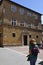 Pienza, 26th august: Palazzo Borgia or Diocesan Museum building from Pienza town of VaL D`Orcia. Tuscany region. Italy