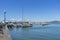 Pier 39 Marina with yachts and boats docking in San Francisco,CA