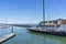 Pier 39 Marina with yachts and boats docking in San Francisco,CA