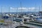 Pier 39 Marina with yachts and boats docking in San Francisco,CA