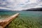 Pier in Baska, Croatia