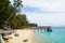 Pier on the beach at Pulau Perhentian, Malaysia.