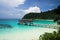 Pier on the beach at Pulau Perhentian, Malaysia.