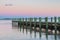 Pier and Boardwalk Roanoke Sound Outer Banks North Carolina