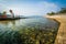 Pier and clear waters at Repulse Bay, in Hong Kong, Hong Kong.